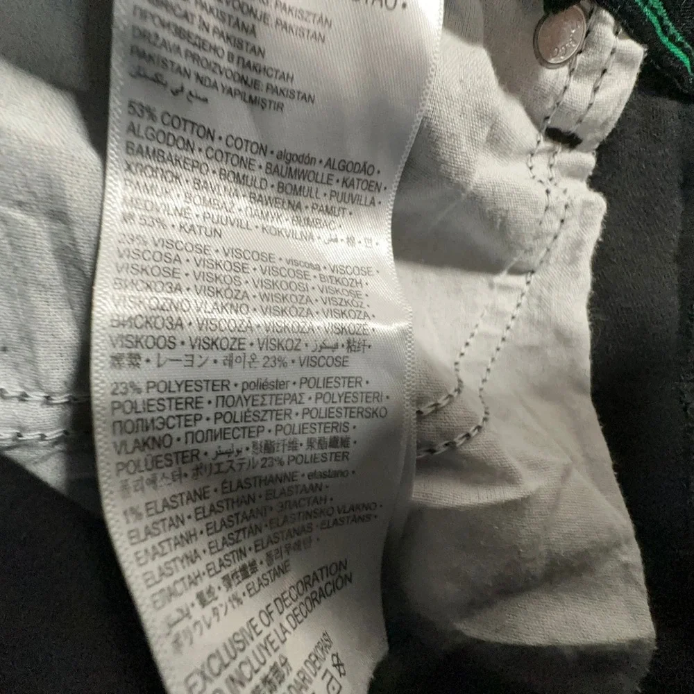 Levis 511 Slim Jeans Mens 30x32 (Fits as 30x31) Black Adjustable Stretch Waist